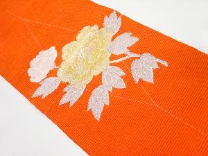 未使用品　絽綴れ花模様織り出し名古屋帯